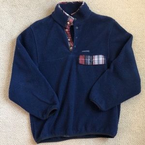 Southern Proper All Prep Fleece Pullover Navy